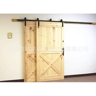 Overlapping Accessories Hanging Wheel Sliding Door Hardware Full Set Sliding Track Warehouse Door St