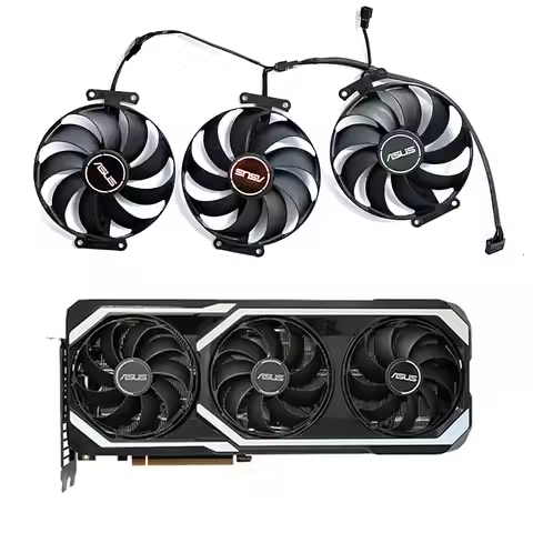Brand new 7PIN CF9010U12D CF1010U12S RTX3070 GPU fan for ASUS GeForce RTX 3080 3070 3060 Ti MEGALODO