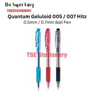 Quantum 005 Hitz / 007 Hitz Geluloid Ink 0.5mm / 0.7mm Ball Pen Dakwat Kering