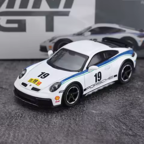 MINI GT 1:64 Porsche 911 Dakar "Rally 1974" Alloy Car Model 1009 send friends send leaders birthday 