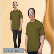 KURTA LELAKI DEWASA MATERIAL ( Como Crepe ) ironless READY TO STOK