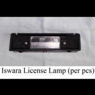 Proton iswara (all) sedan aeroback  Rear license lamp  Lampu number plate belakang  Siap mentol/sock