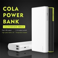 Rock Cola 10000mAh Power Bank Powerbank Portable External Backup Battery Charger For Xiaomi For iPhone 6 6s Plus For Samsung Xiaomi Sony LG Asus Huawei