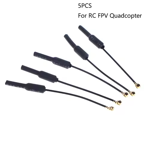 5PCS 5.8G 3DB UFL IPEX Omni Directional Brass Soft FPV Antenna for RC FPV Quadcopter Racing Freestyl