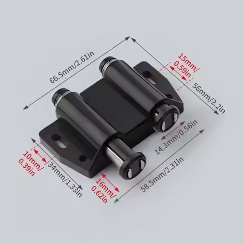 Glass Door Hinges Cupboard Showcase Double Catches Glass Clamps Latches Cupboard Touch Catches Devic