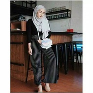 Yomi STRIPE CULOT TROUSERS | Yomi's CULOT