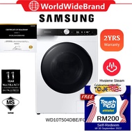 Samsung 10.5KG Wash &amp; 6KG Dry Front Load Washer Dryer | WD10T504DBE/FQ Washing Machine Mesin Basuh 洗衣机