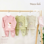 MAZA long-sleeved warm felt toothpick set, soft, solid color for babies 0-9m MZ.BD303