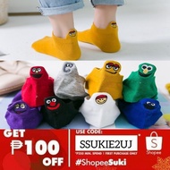 New Arrive Cute Elmo Cookie Women Men Cotton Socks Funny Ankle Sock