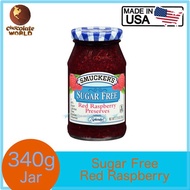 Smuckers Sugar Free Red Raspberry Preserves 340g (Made in USA)