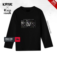 Controller Dj Distro Shirt Long Sleeve - Dj Dj Djogja KAOS KAGE