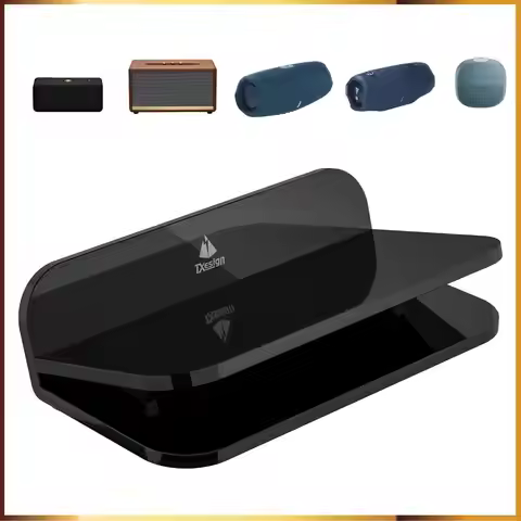 For Marshall/ Speaker Tilt Stand with Anti-Slip Mat Square Speaker Storage Rack Acrylic Universal Sp