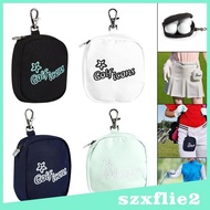 [Szxflie2] Golf Ball Waist Bag, Golf Storage Bag Holder with Hook Waist Bag Golf Accessories Training Charming Golf Ball Carrying Bag