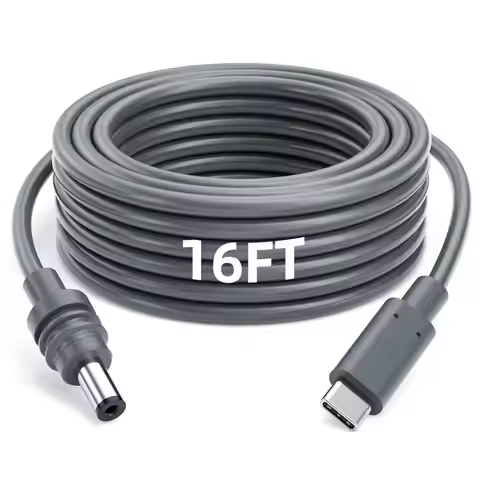 For StarLink 2M 5M USB C to DC Power Cable for Starlink Mini USB Type-C Input to Waterproof Power Ca