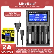 Liitokala Lii-PD4 Lii-500 Lii-402 Lii-S2 3.7V 18650 18350 18500 16340 21700 20700 26650 1.2V AA AAA NiMH Lithium-Battery Charger