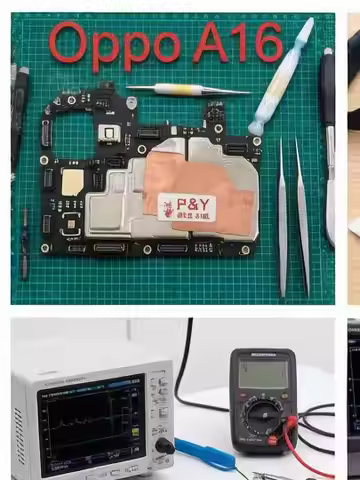 Original Tested Motherboard for Oppo A16, Unlocked Main Board Replacement for Oppo A16 Phone Repair