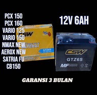 Aki Motor Full Kering Gtz6v Vario Fi New Nmax Vario 150 Vario 160 Pcx 150 Cb150