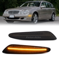 2025 New Amber Led Side Marker Lights for Mercedes BENZ E Class W211 E320 02-05 E500 E55 AMG 03-06 E