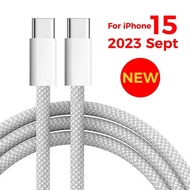 PD 60W USB C to USB Type C cable fast charge for iPhone 15 Pro Plus Pro Max iPad dual Type C data line for Samsung S22 23