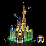 BRIKSMAX Led Lighting Kit for LEGO-43222 Disney Castle（Remote Control Version） - Compatible with Lego Disney Building Blocks Model- Not Include Lego Set