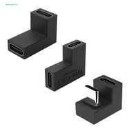 Sh Usb-c Monitor Adapter Usb-c Female to Female Horizontal Adapter 3pcs Usb-c Adapter Set for Fast Charging Data Transfer 4k Image Transmission Compatible with Switch Phone