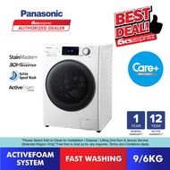 Panasonic 9KG/6KG Washer Dryer Combo NA-S96FG1WMY with Inverter and StainMaster+ , Front Load Washin