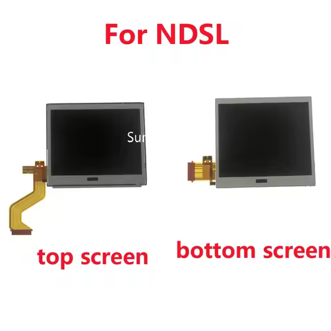 Top Bottom Upper Lower LCD Screen for NDSL LCD Display Screen for Nintendo DS Lite DS Lite