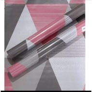 3D Pink Triangle Wall Sticker Wallpaper