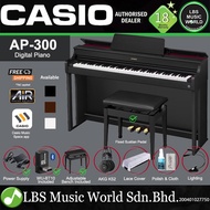 Casio AP-300 88 Key Celviano Digital Piano with Bench and WU-BT10 (AP300)