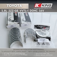 KING Bearing TOYOTA 1.8L 2ZZGE VVTL-i for Celica ZZT231 Corolla T-Sport Voltz Fielder Runx LOTUS Eli