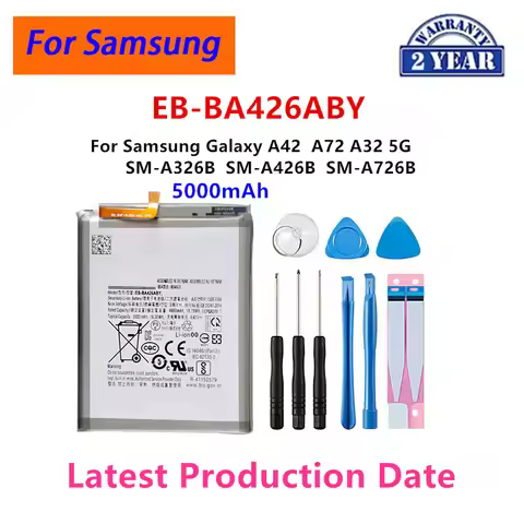 Brand New EB-BA426ABY 5000mAh High Quality Replacement Battery For Samsung Galaxy A42 A72 A32 5G Mob