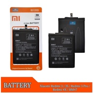 Baterai Battery Xiaomi BM47 for Redmi 3 Redmi 3 Pro Original Oc SJUNZ
