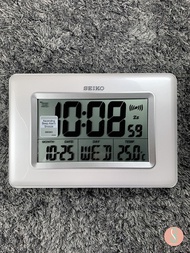 SEIKO CLOCK QHL058W DIGITAL TABLE CLOCK WITH ALARM