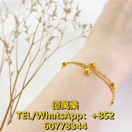 回收 白金 鉑金 黃金 純金 周生生 金至尊珠宝 六福珠寶  謝瑞麟   Just Gold  周大福  老鳳祥景福 等等 黃金雙鍊手鍊 黃金珠手鍊 標價非回收價