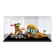 Transparent Acrylic Display For 43185 Bouns small boat figurine Display Case Dustproof Cover