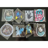 💫 Star Trek stickers (set of 8pcs)