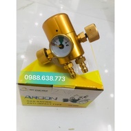 Argon gas saving meter with 2 taps