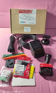 ☎️65955955、全新貨品 Range Tour Car DVR 攝像機 4K 2160P 內置 GPS WiFi ADAS 行車記錄儀X7s+ 前後均為 1080P 記錄儀 添加 AV 輸出電纜
