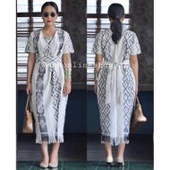 DRES GAUN TENUN MOTIF TORAJA NTT