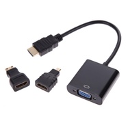 Bộ chuyển Micro HDMI / Mini HDMI / HDMI to VGA Adaptor Converter