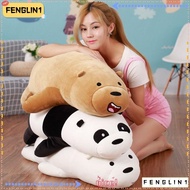FENGLIN Plush Panda Doll Pillow, Send Girls Gifts Doll Toys We Bare Bear Doll Pillow, Soft Plush Bears Lovely Sofa Cushion