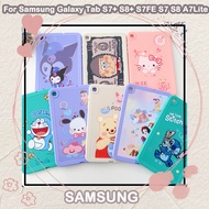 For Samsung Galaxy Tab S7+ S8+ S7 FE S7 S8 A7Lite fashion Cute cartoon Anime characters silicone fou