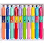 Combo of 3 Kite Fountain Pens 106 (CD106R) smooth nib/beautiful smooth nib with pump piston