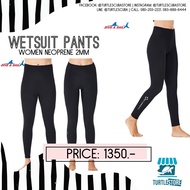 Divesail wetsuit Pants Men-Women neoprene 2mm Black (Diving Pants)