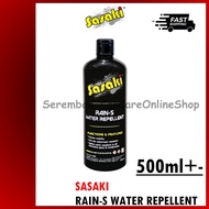 SASAKI RAIN-S WATER REPELLENT - 500ml+- rain repellent car glass windscreen coating liquid / car windscreen rain away