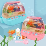 Children's Fishing Toys Electric Game Set Aquarium Parent-Child Interaction P2Q7