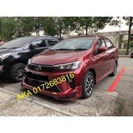 Perodua Bezza 2020 Front Skirt Drive68 + Rear Skirt Gear Up Bodykit With Paint