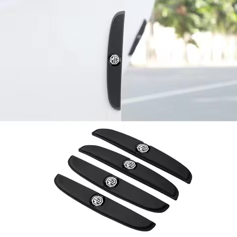 4Pcs MG Car Door Anti Collision Strips Rubber Scratch Protector Fit MG ZS EV HS EHS PHEV MG3 MG4 MG5