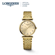 LA GRANDE CLASSIQUE DE LONGINES 24MM YELLOW DIAL QUARTZ WOMEN'S WATCH