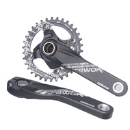 RACEWORK 34/40/42T Hollowtech MTB Bicycle Crankset + BSA Threaded Bottom Bracket